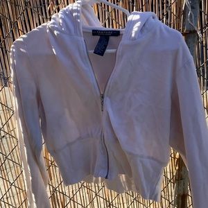 Cute white crop top jacket by rampage
